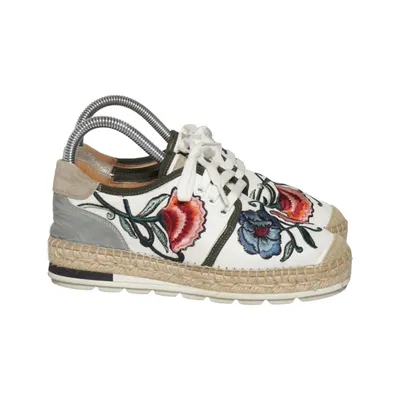 Espadrilles (ESPADRILLES CUIR et TISSU BRODÉ ) de Kanna Cuir