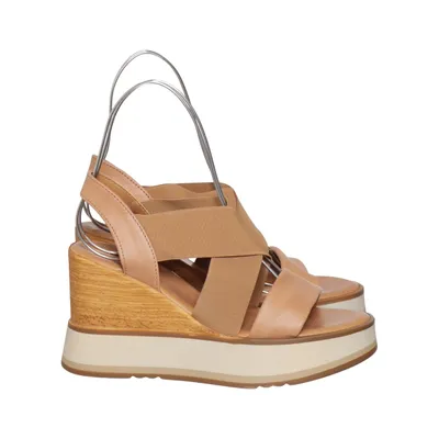Wedges (Brown) from Lascana Leather