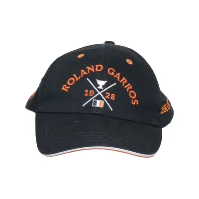 Baseball cap (Black, Orange) from Roland Garros