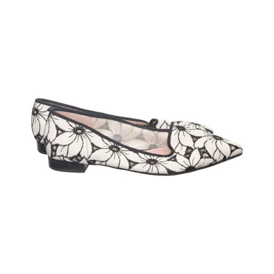 Ballerines (Blanc, Noir) de Pretty Ballerinas Cuir