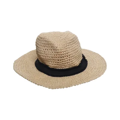 Sun hat (Beige, Black) from Zara