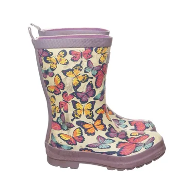 Gummistövlar (Lila, Flerfärgad) från Hatley Bomull, Polyester