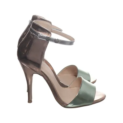 High heel sandals (Gold, Silver) from NLY Leather