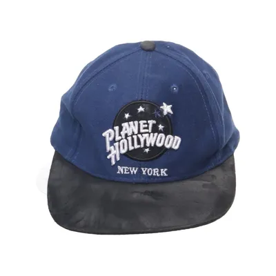 Baseballkeps (Blå, Svart) från Planet Hollywood Bomull, Skinnimitation