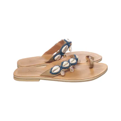 Flipflop (Brun, Blå, Vit) från Hot Lava