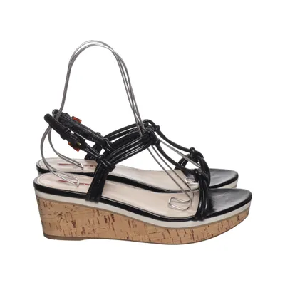 Chaussure compensées (Noir) de Prada Linea Rossa