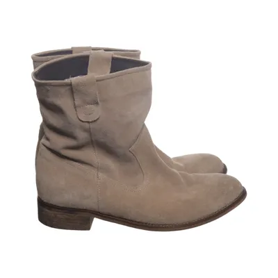 Ankle boots (Beige) from Cox Leather