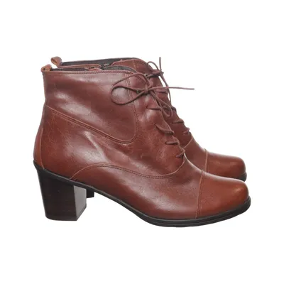 Bottes à talons (Marron) de Softwaves Cuir