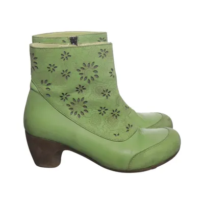 Heeled boots (Green) from Deerberg