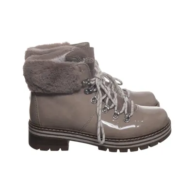 Laced boots (Beige) from Landrover Leather