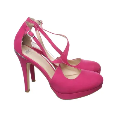 Sandales à talons hauts (Rose) de OMG Cuir
