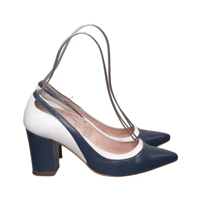 Hakken (Blauw, Wit) Leer