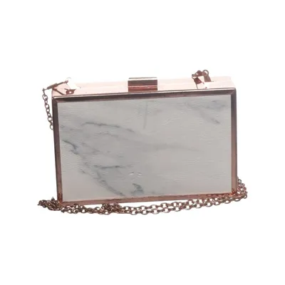 Clutch bag (White) from Sacha Polyester, Polyurethane