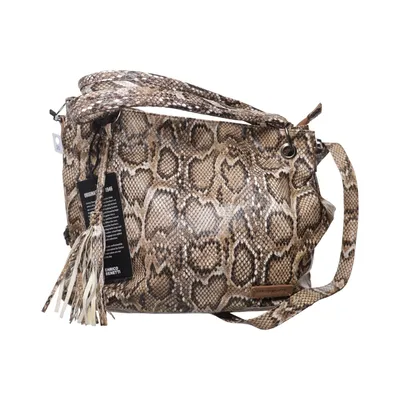 Shoulder-bag (Brown, Black, White) from Enrico Benetti