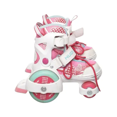 Inlines (Hvid, Pink, Blå) fra Hudora