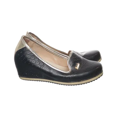 Wedges (Black) from Balada Leather