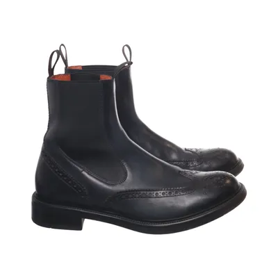Bottines Chelsea (Noir) de Santoni Cuir