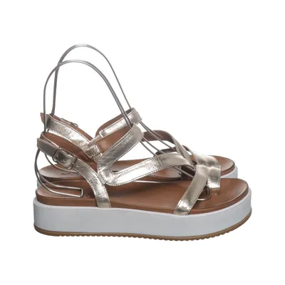 Sandalen (Goud) van Inuovo Leer