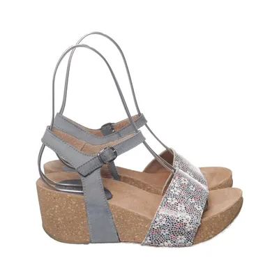 Chaussure compensées (Gris, Multicolore) de Lasocki Cuir