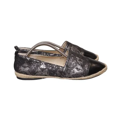 Espadrilles (Black, Silver) from Forever Folie