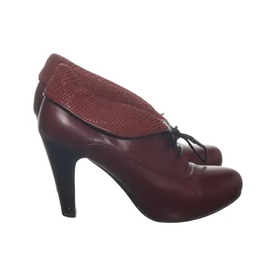 Bottes à talons (Rouge) de Inci