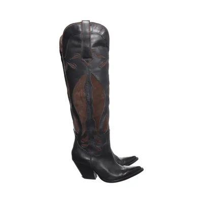 Cowboyboots (Svart, Brun) från Zara