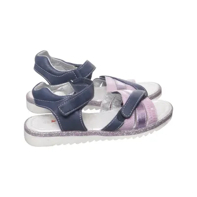 Sandals (Blue, Purple, Silver) from Puccetti Leather