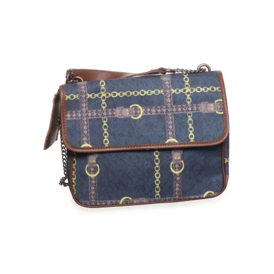 Handväska (Blå, Brun, Guldfärgad) från Beverly Hills Polo Club Polyester