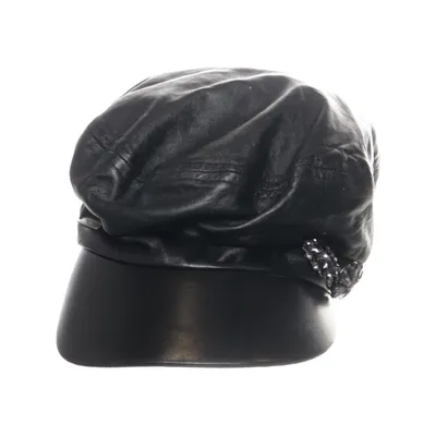 Casquette de capitaine (Noir) de Seeberger Cuir