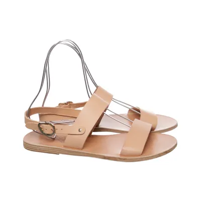 Sandalen (Beige) van Ancient Greek Sandals Leer