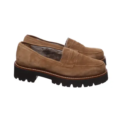 Loafers (Brown) from Lorbac Leather