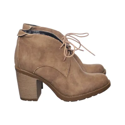 Heeled boots (Brown) from Beauty Girls