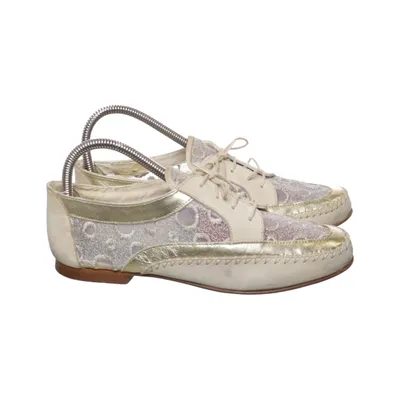 Bootschoenen (Beige, Goud) van René Derhy