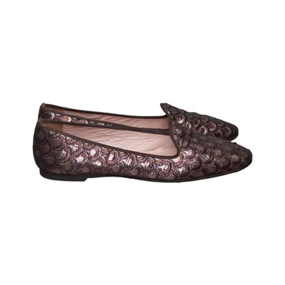 Loafers (Bruin) van Pretty Loafers Leer