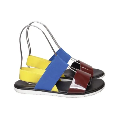 Sandals (Black, Blue, Yellow) from Pollini