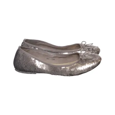 Ballet flats (Gray) from Bata Leather
