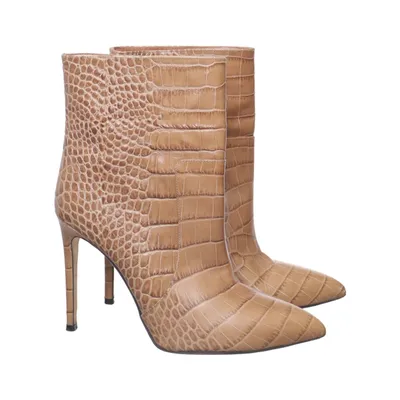 Heeled boots (Beige) from Paris Texas