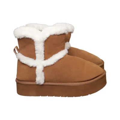Boots (Braun, Weiß) von Even & Odd Leder