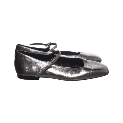 Ballerinaskor (Silverfärgad) från Massimo Dutti