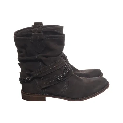 Boots (Grå) från Oxmox Skinn