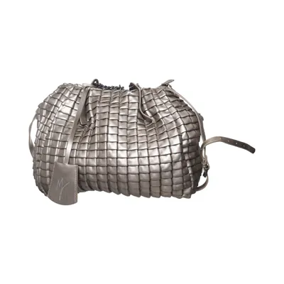 Umhängetasche (Silber) von Manila Grace Polyester, Polyurethan