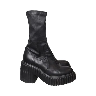 Heeled boots (Black) from AGL Leather