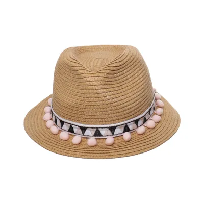 Fedora hat (Beige, Pink) from Eden