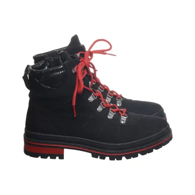 Laced boots (Black, Red) from s.Oliver
