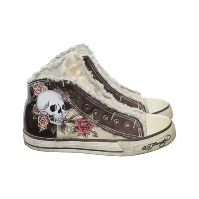 Canvas shoes (Beige, Brown, Multicolored) from Ed Hardy Leather