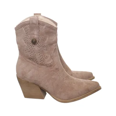 Cowboy boots (Beige) from La Bottine Souriante Leather