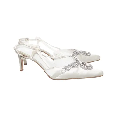High heel sandals (White) from Apart Leather