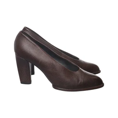 Pumps (Brown) from Walter Steiger Leather