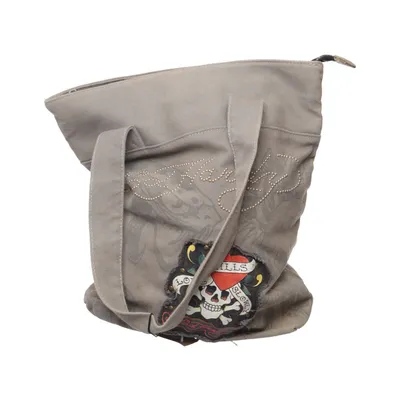 Stoffbeutel (Grau, Mehrfarbig) von Ed Hardy