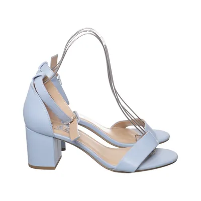 Sandales à talons hauts (Bleu) de Sheln Polyuréthane